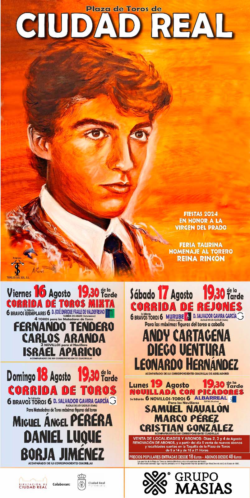 Carteles toros Ciudad Real 2024