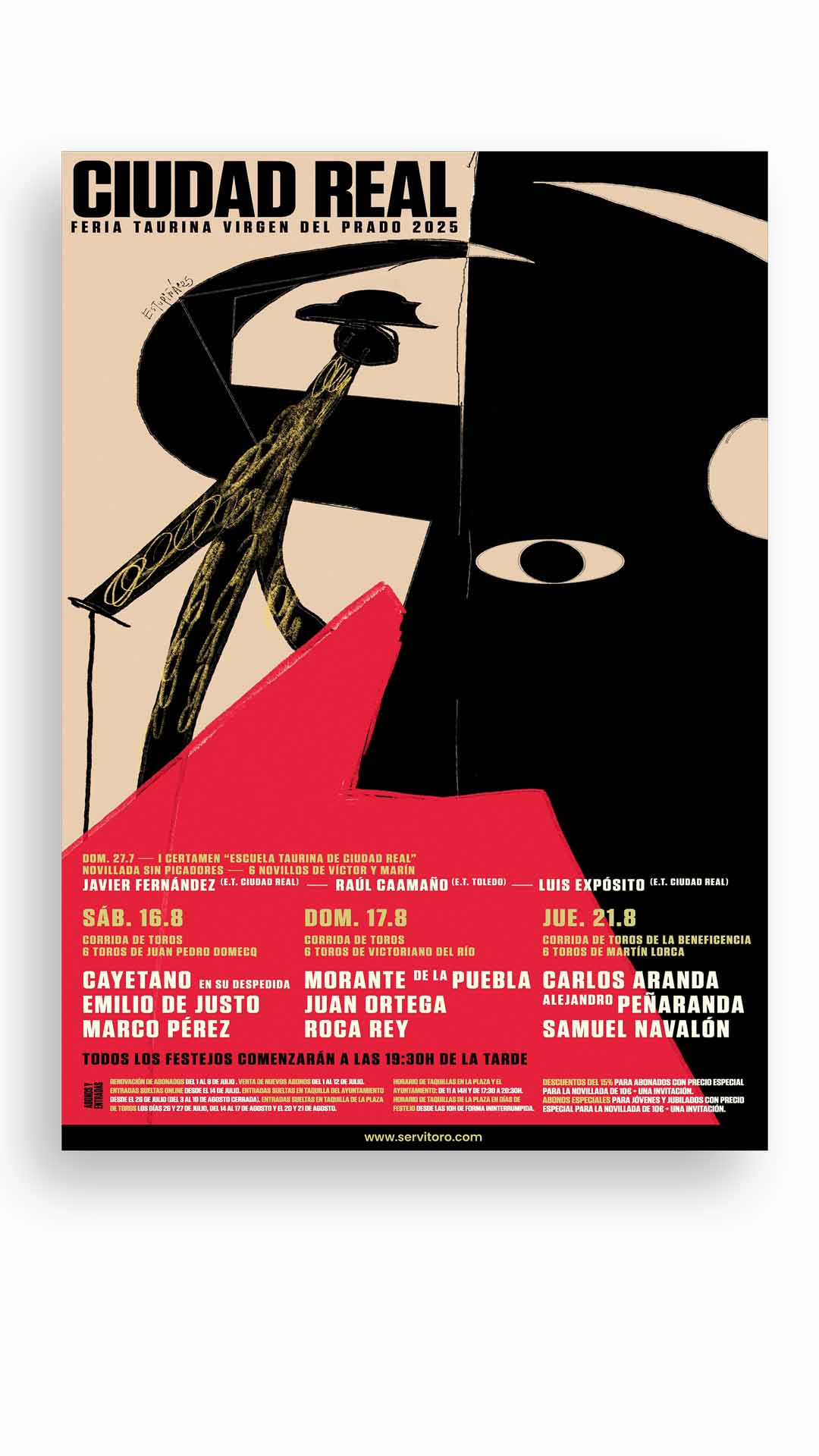 Carteles toros Ciudad Real 2025