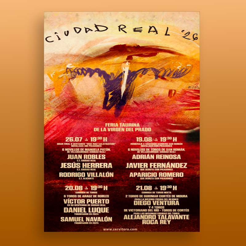 Carteles toros Ciudad Real 2026